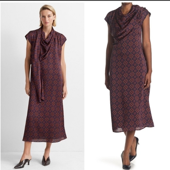 BNWT Club Monaco Drape Neck Dress - Picture 1 of 13